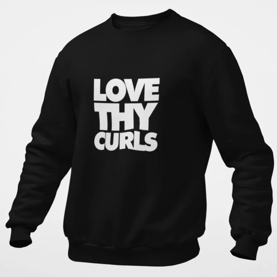 Love thy Curls Sweater - Unisex Women