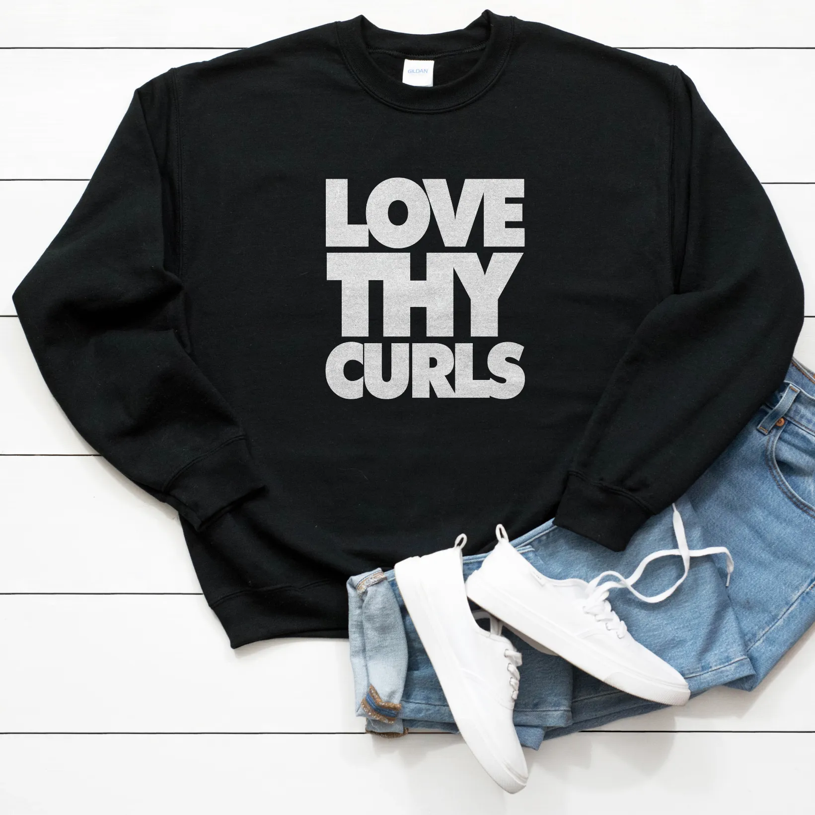 Love thy Curls Sweater - Unisex Women