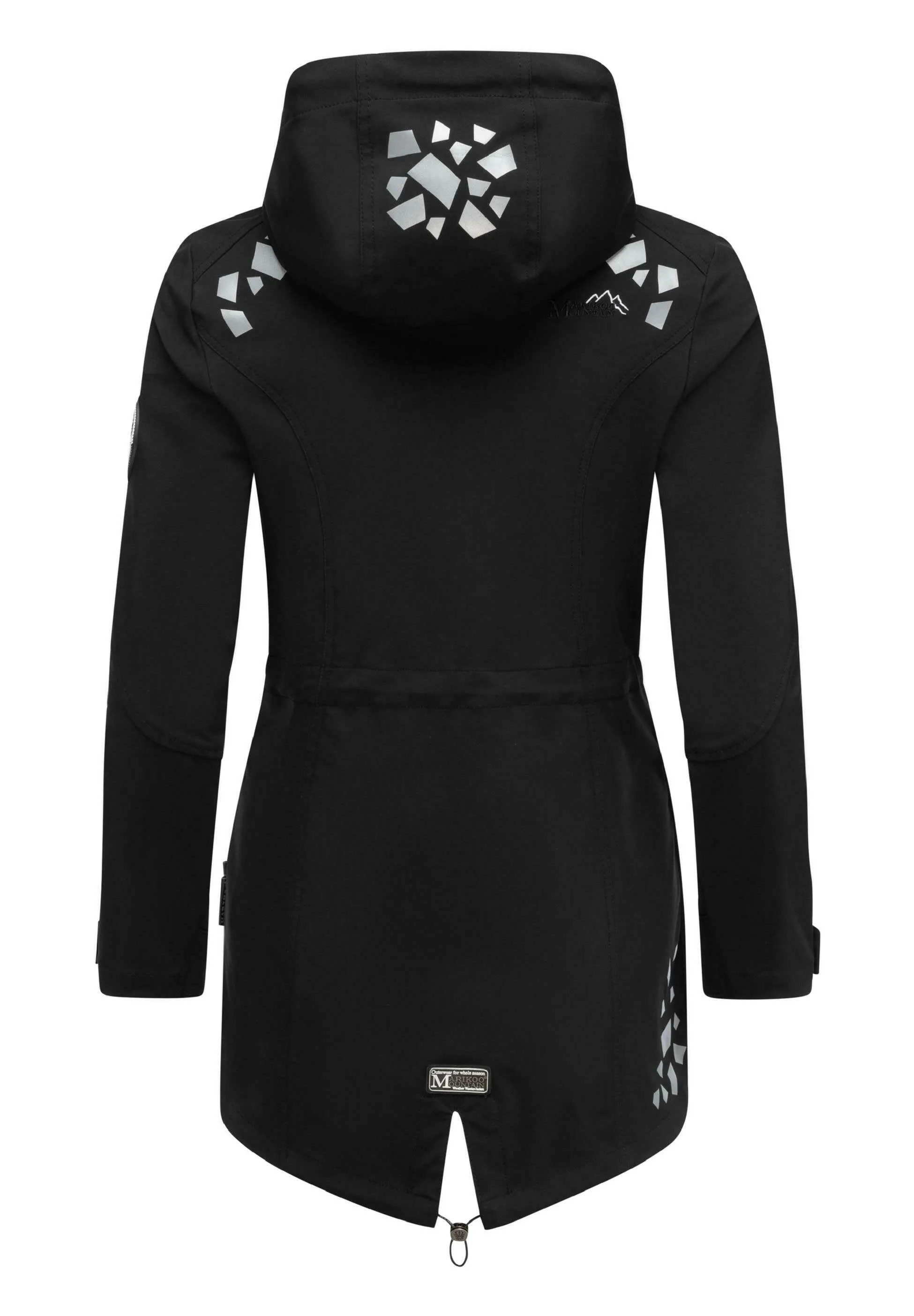 Marikoo raincoat, black