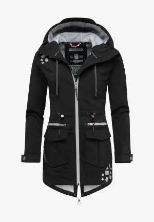 Marikoo raincoat, black