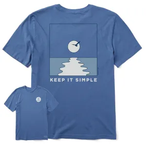 Men's Keep It Simple Moonrise Short Sleeve Tee