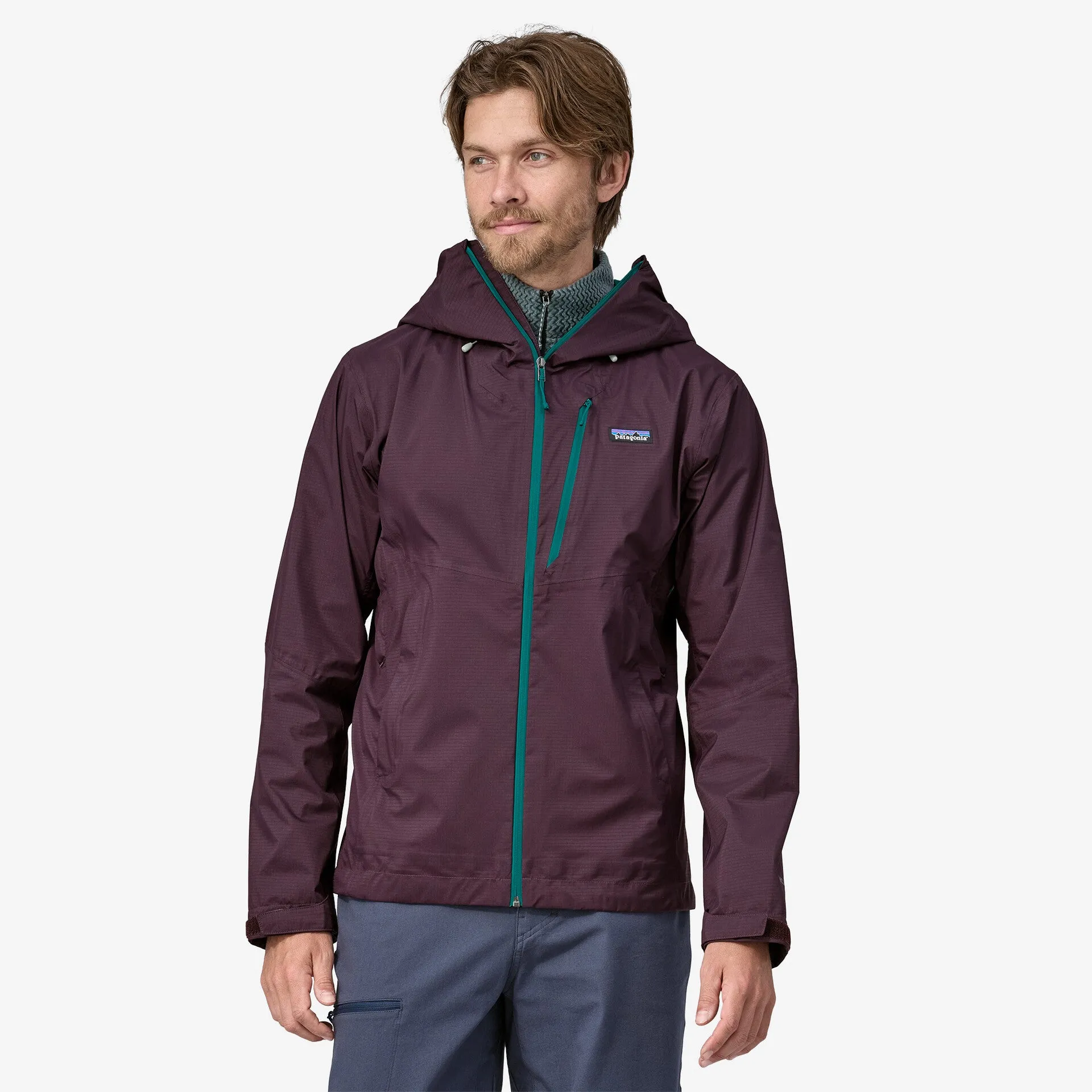 Men's Patagonia Granite Crest Rain Jacket in Obsidian Plum