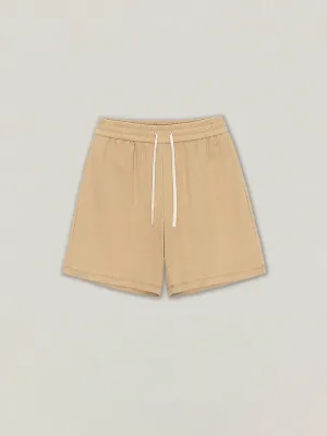 Men'S Solid Color Cropped Shorts