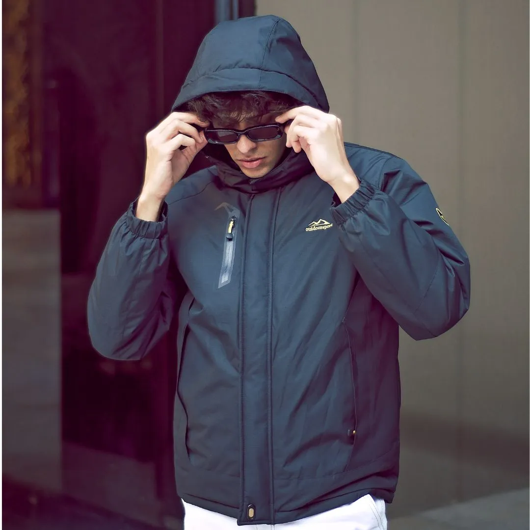 Men's Winter Ski Jacket Waterproof Coats Warm Fleece Raincoats