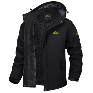 Men's Winter Ski Jacket Waterproof Coats Warm Fleece Raincoats