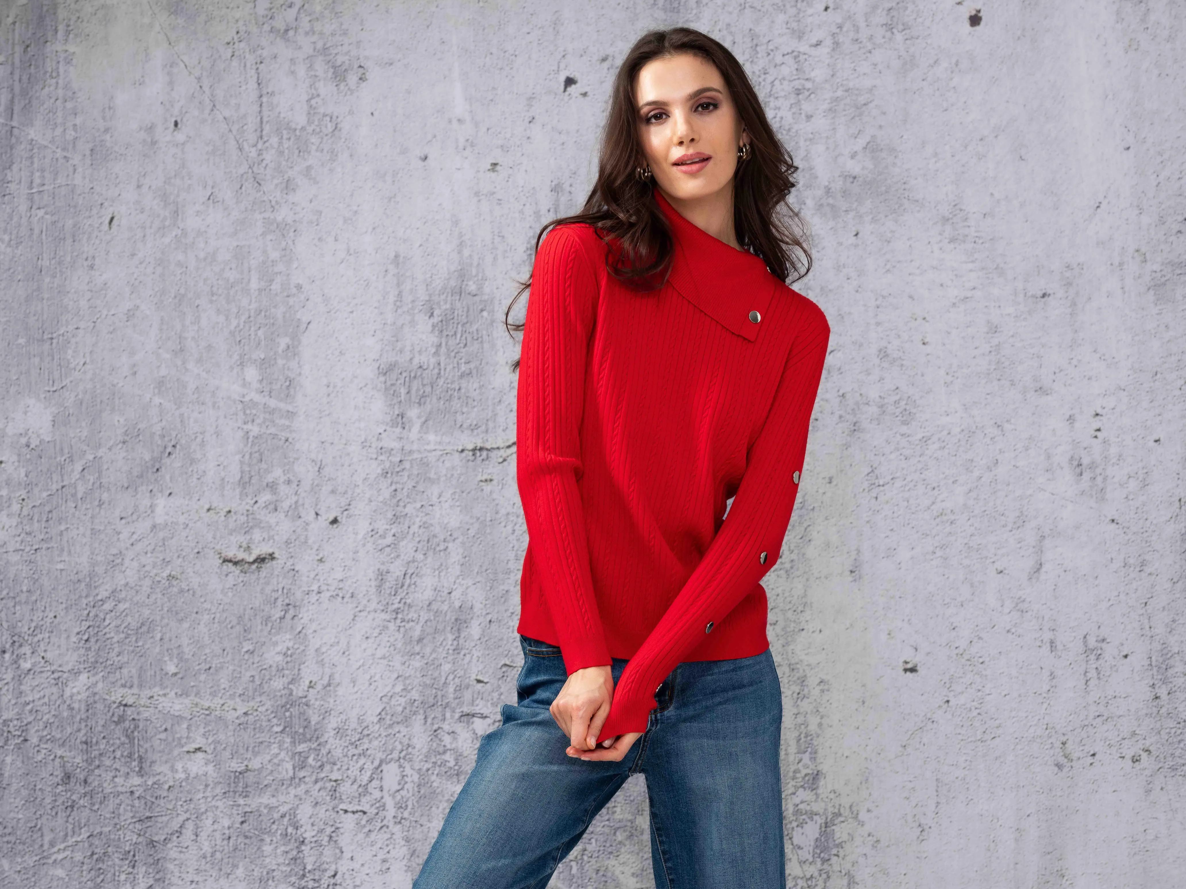 Metal Detail Sweater