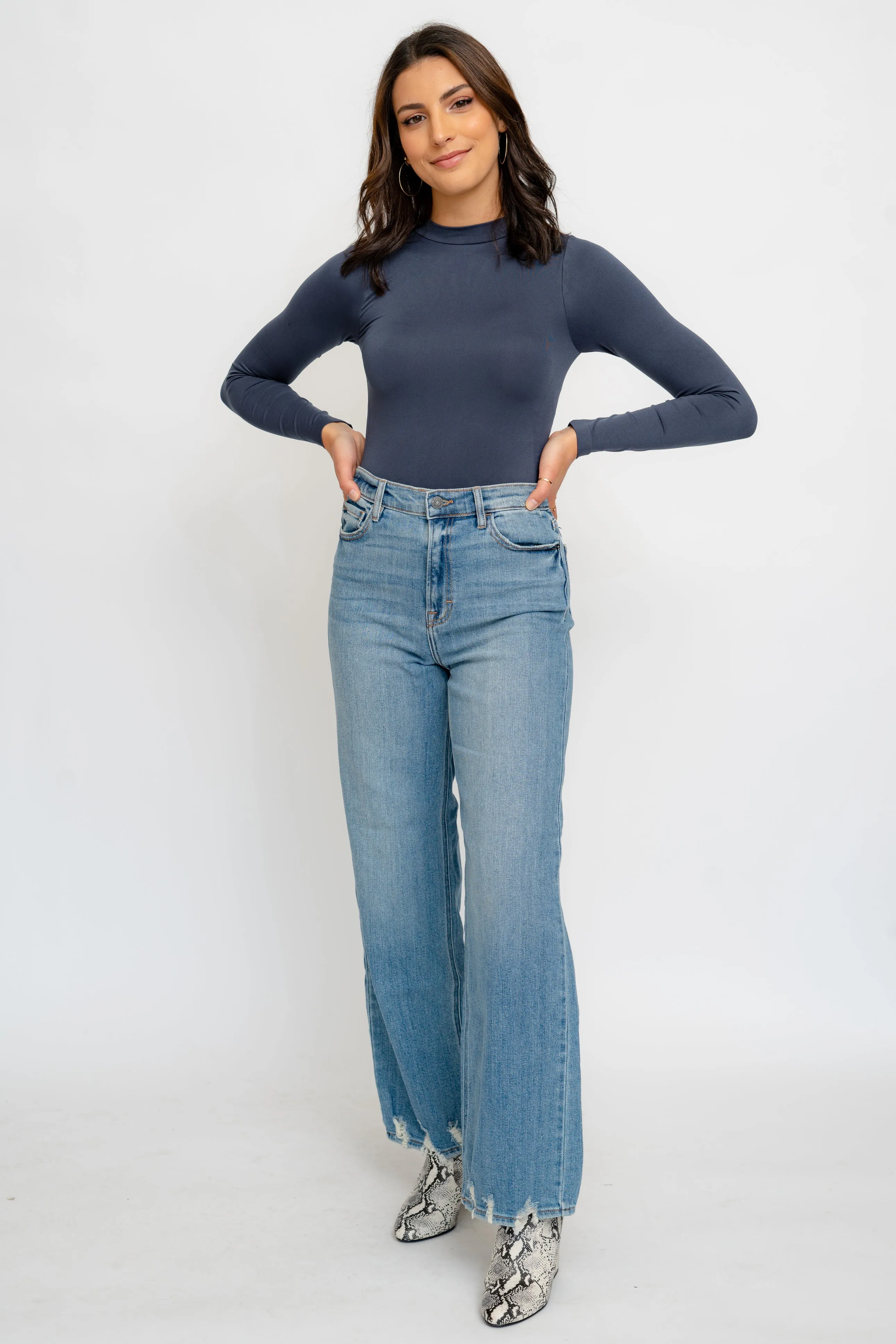 Mockneck Longsleeve Bodysuit