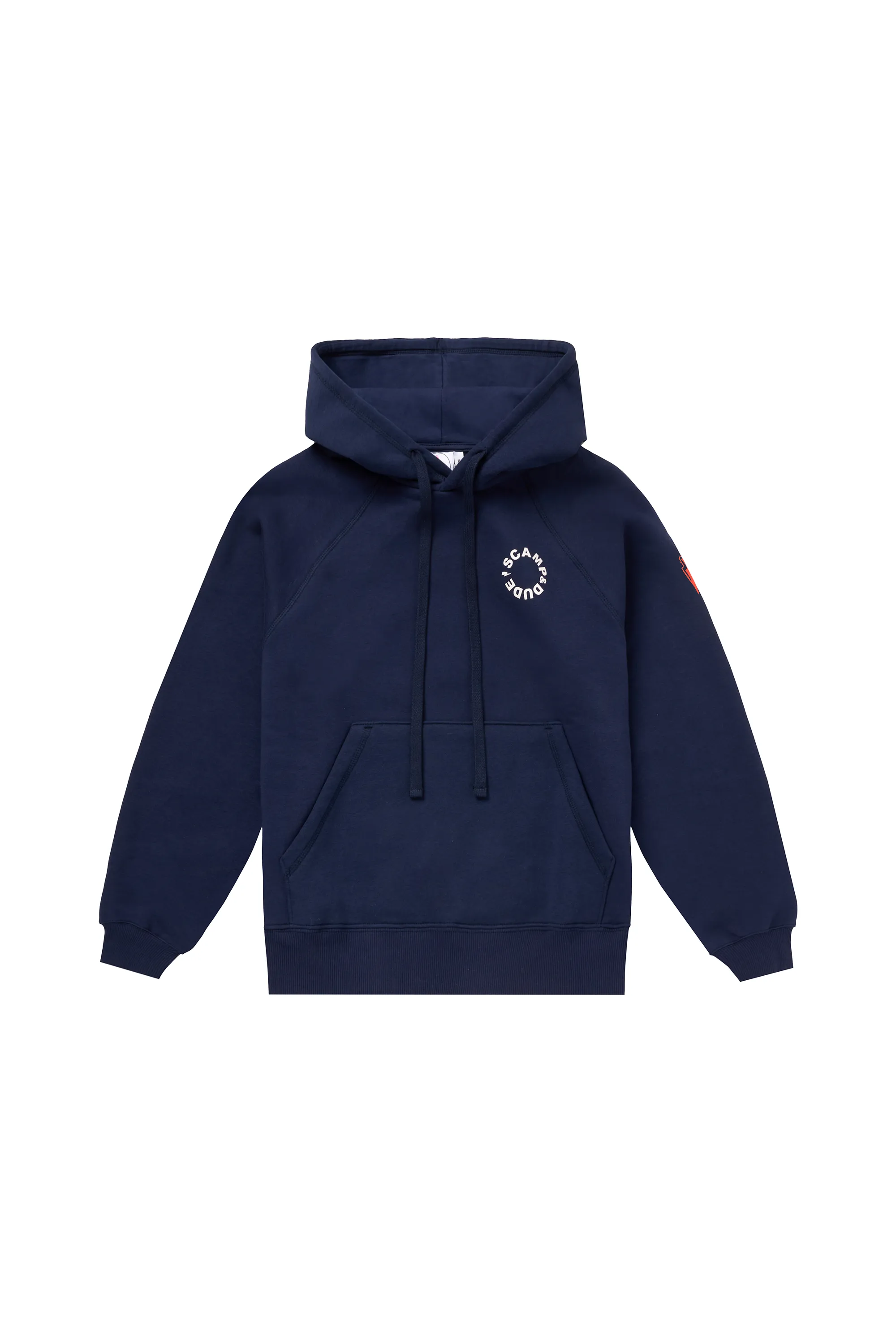 Navy Scamp & Dude Logo Relaxed Hoodie