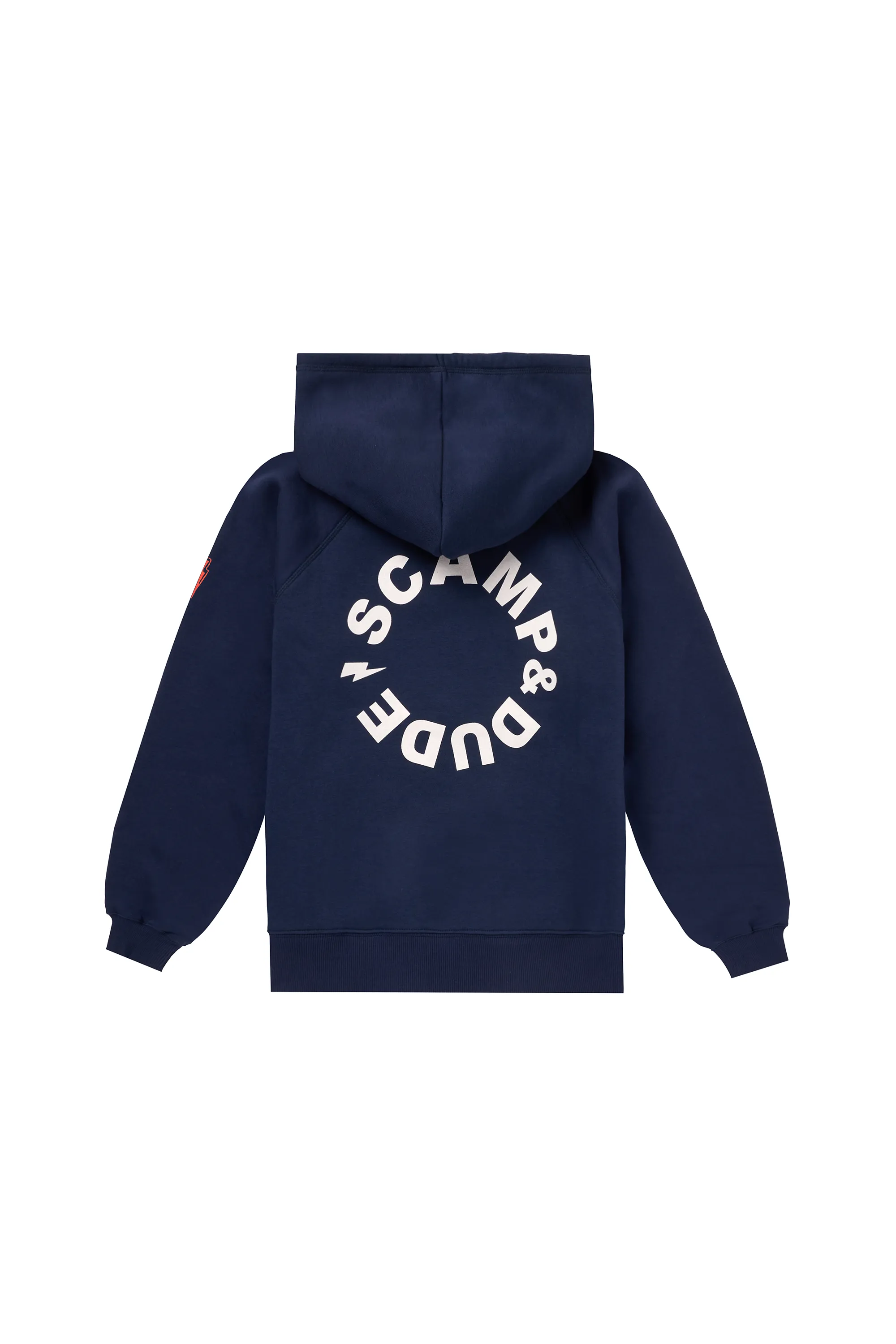 Navy Scamp & Dude Logo Relaxed Hoodie