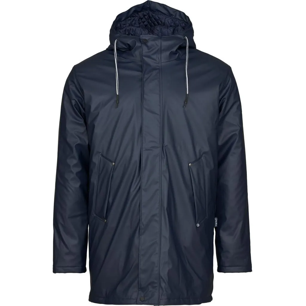 Nick Solid Regnjakke - Mørk Navy