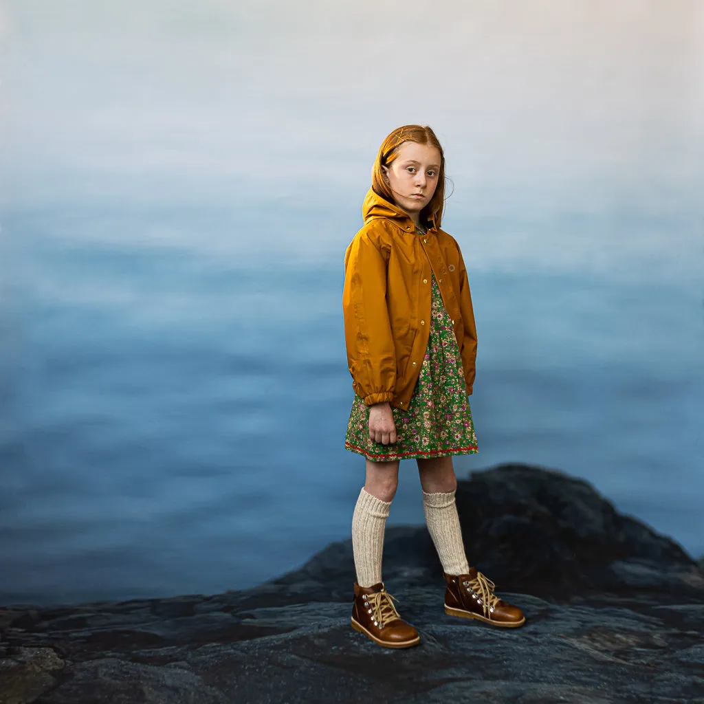 Outdoor Aviator Raincoat - Arbutus - 1-10y