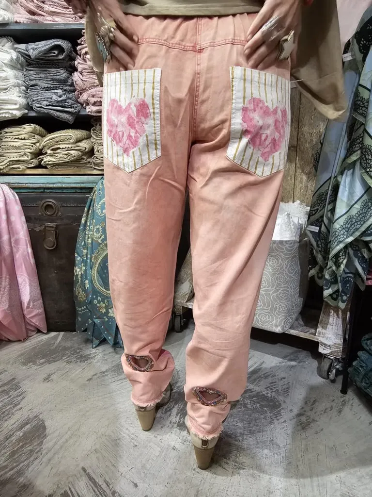 Patch Pink Sparkle Pant - A Rare Bird