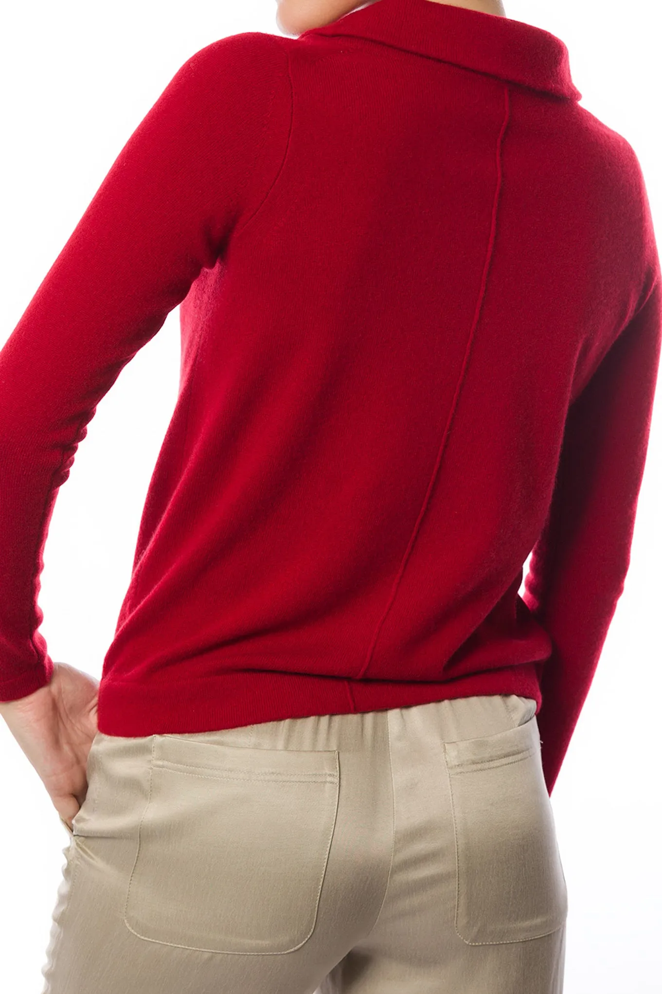 Patchwork Effect Cable Sweater