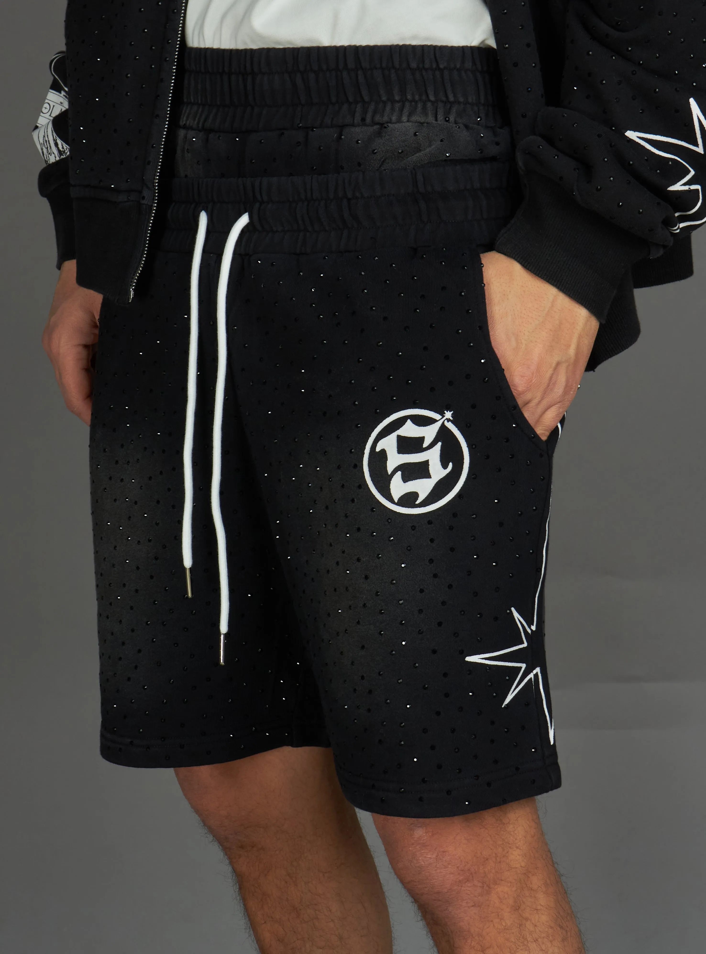 Politics Shorts - West -  Black - 139