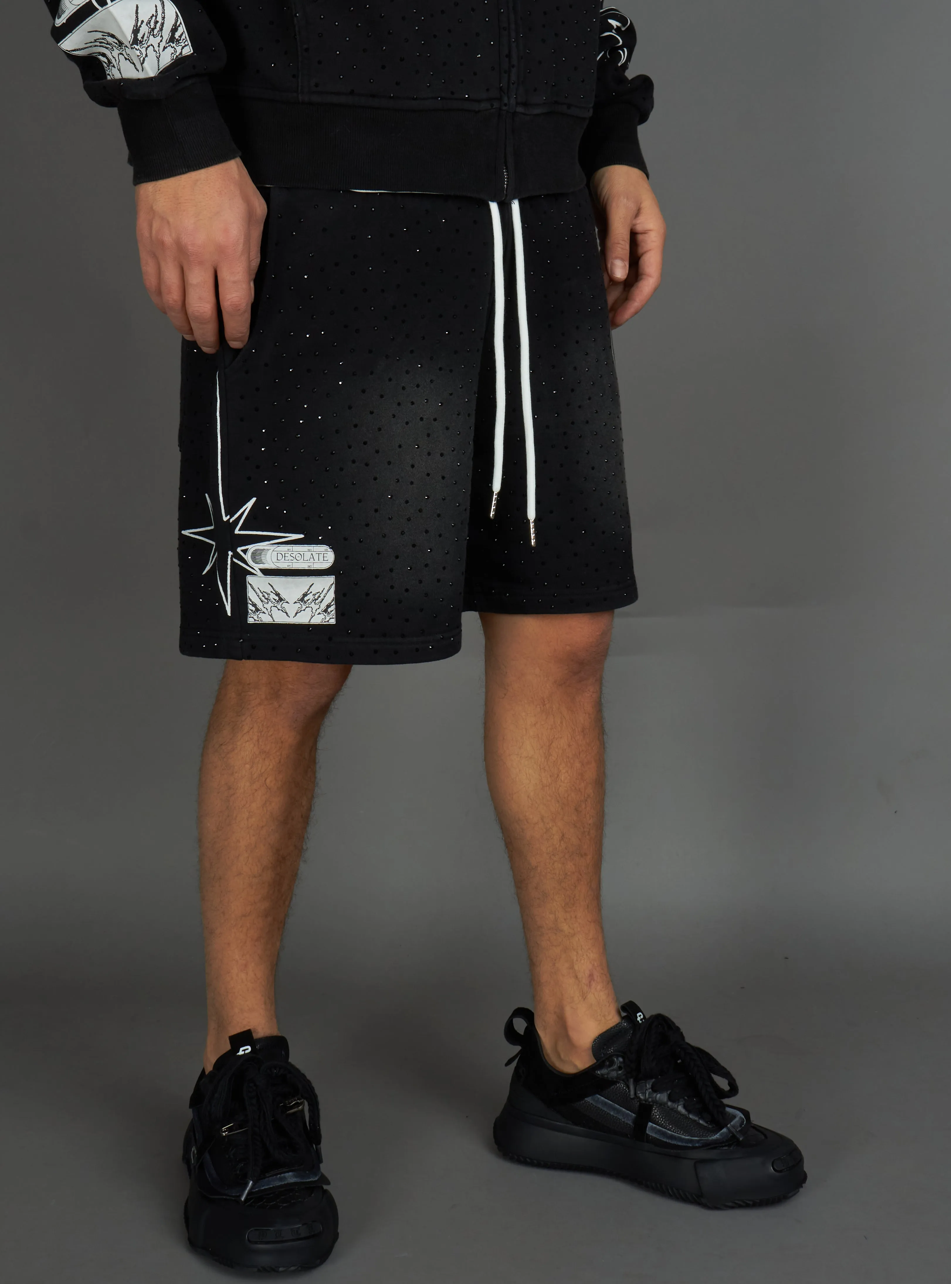 Politics Shorts - West -  Black - 139