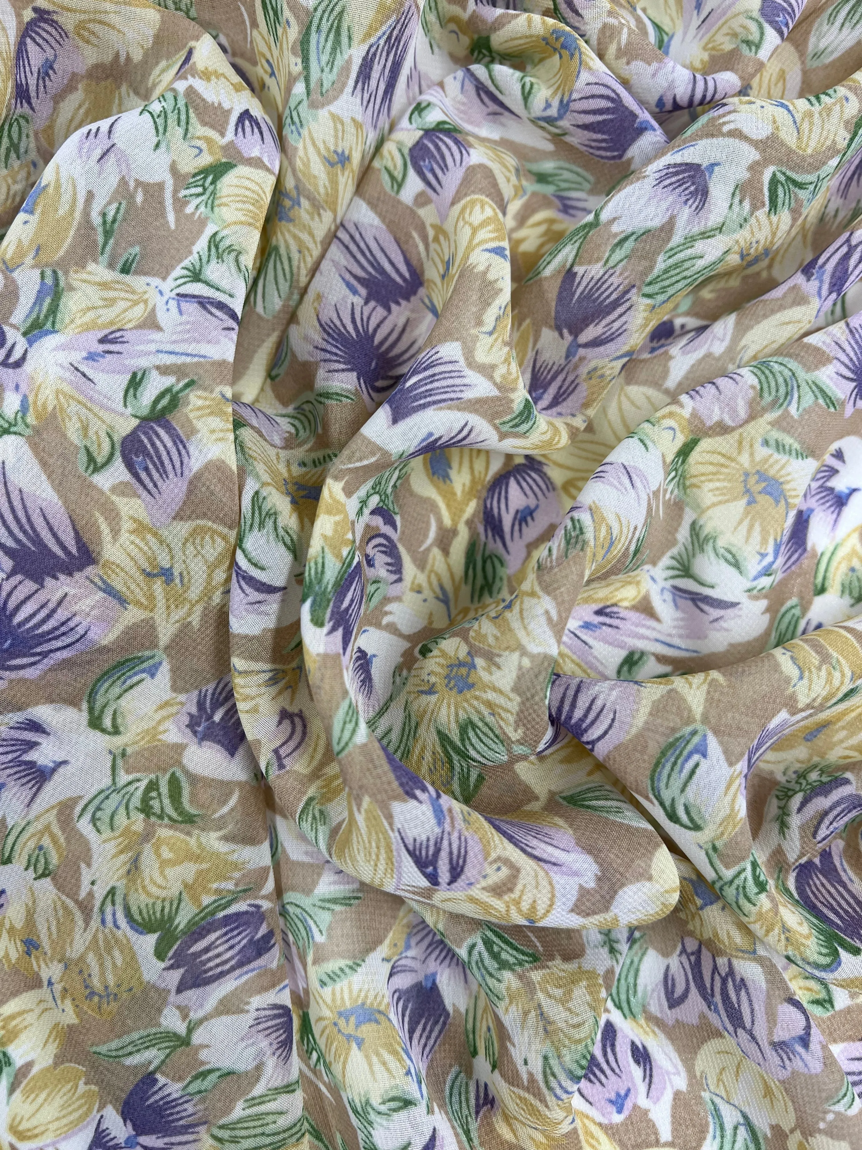Printed Georgette - Earths Bloom - 150cm