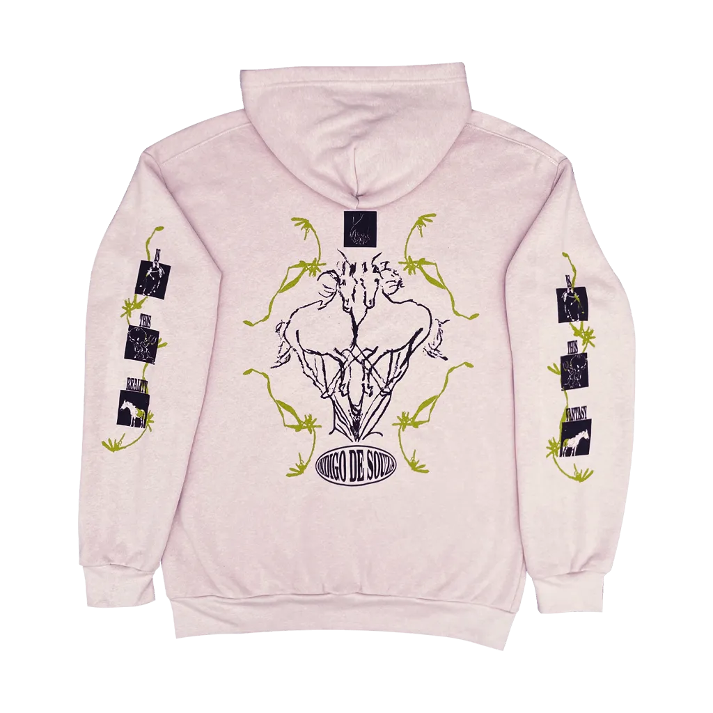 "Wholesome  Evil Fantasy" Blush Hoodie