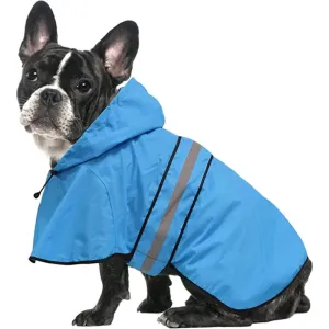 Rain Coat For Small Dogs Waterproof Adjustable Pet Raincoat Jacket