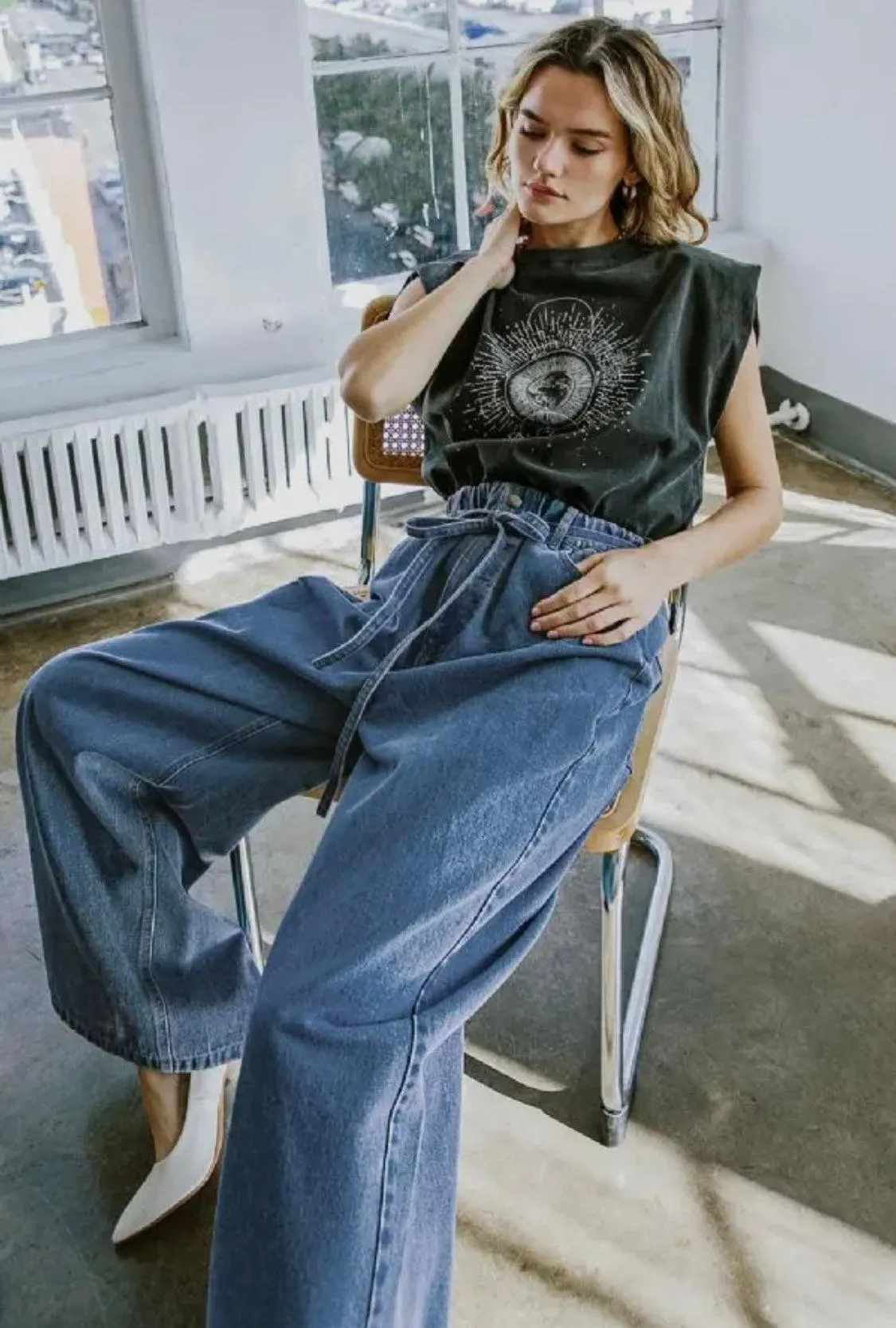 Relaxed Denim Jeans