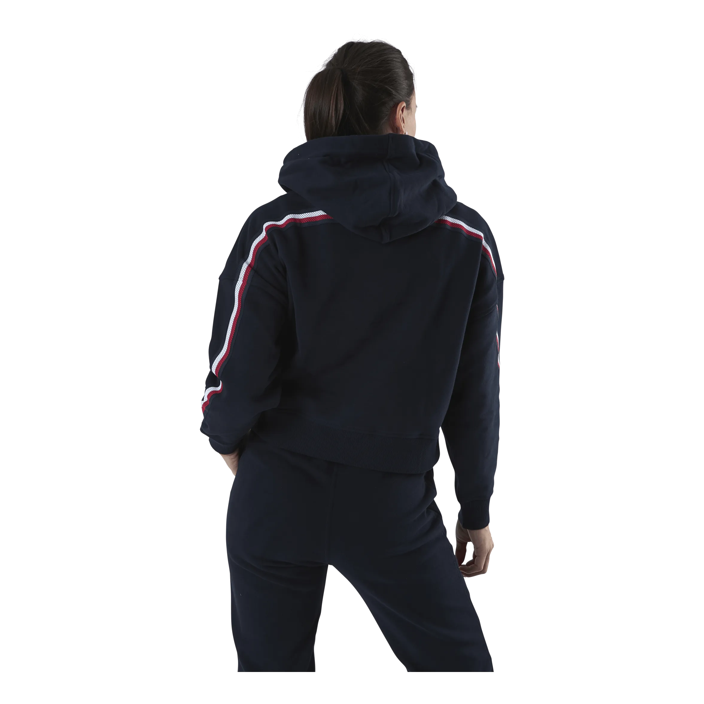 Relaxed Tape Hood Blue