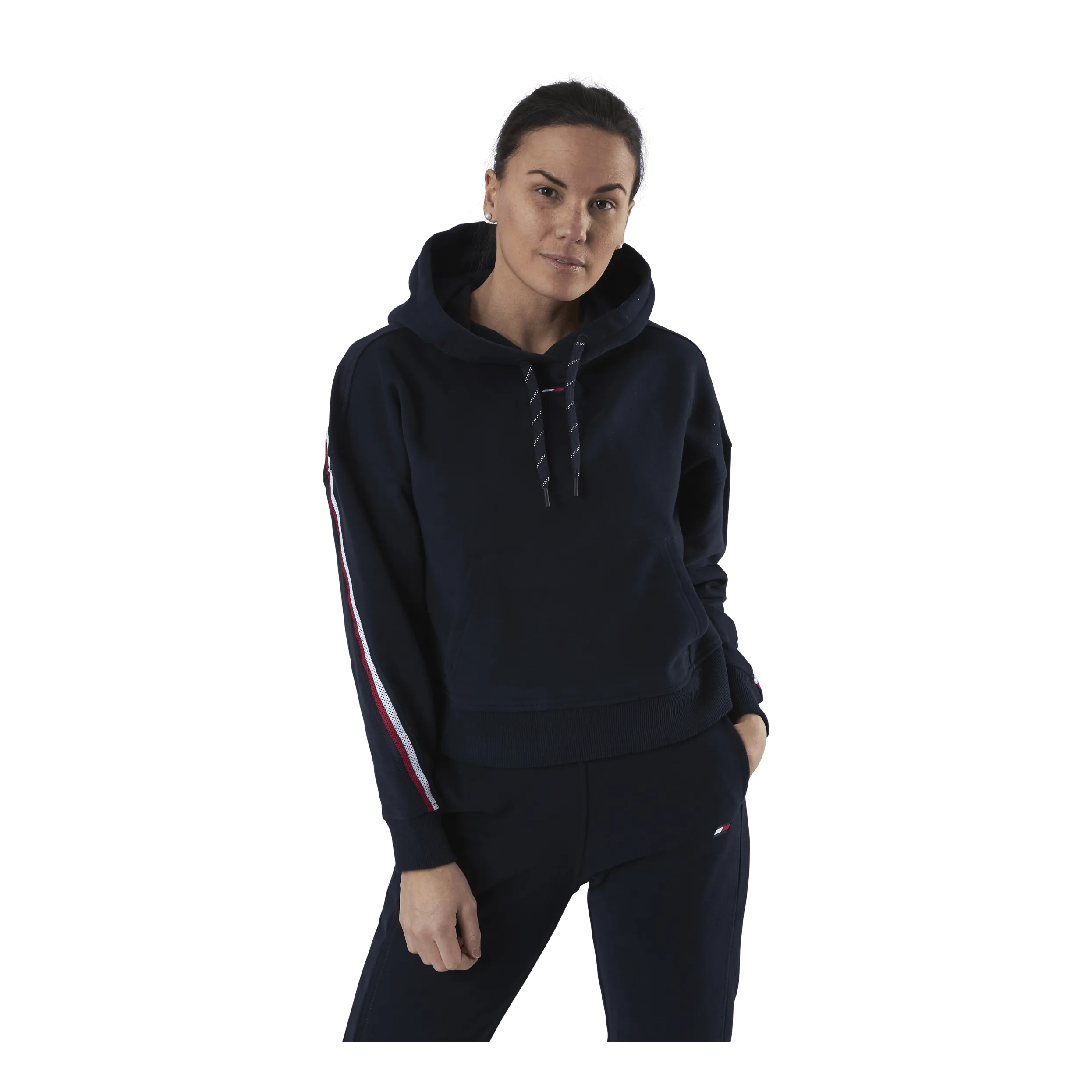 Relaxed Tape Hood Blue