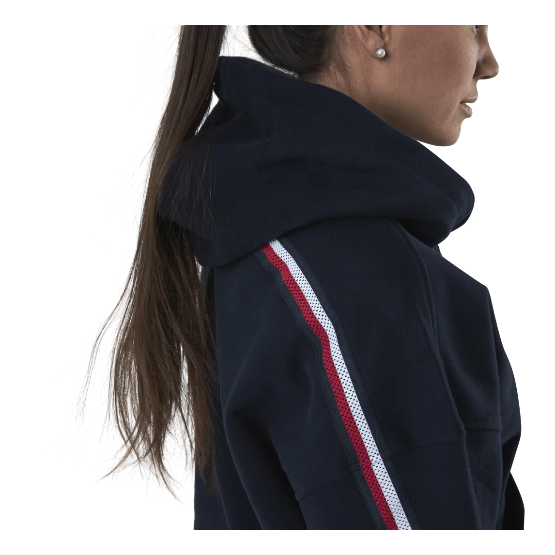 Relaxed Tape Hood Blue