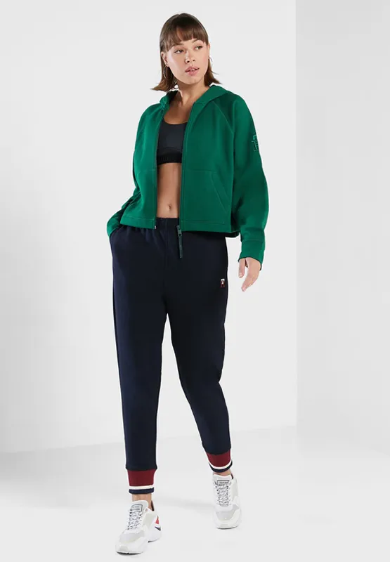 Relaxed Th Short Zipper Hoodie