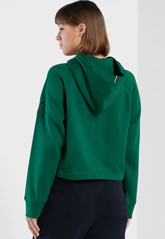 Relaxed Th Short Zipper Hoodie
