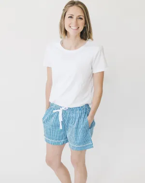 Rosa Ocean Stripe Womens Shorts