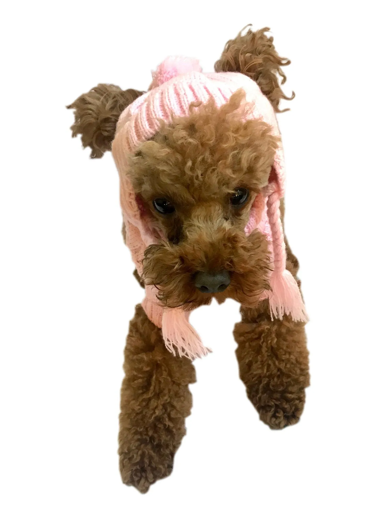 Scottish Cable knit Hat, Pink