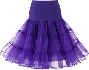 Skirts for Women 2025 Adult Dancing Mesh Skirt Casual High Waisted Pleated Skirt Solid Versatile Layered Tulle Skirt