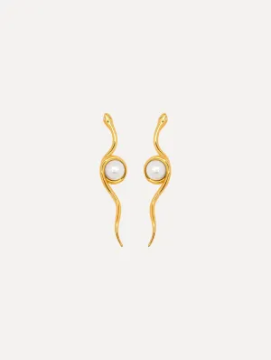 Spiral Snake Earrings
