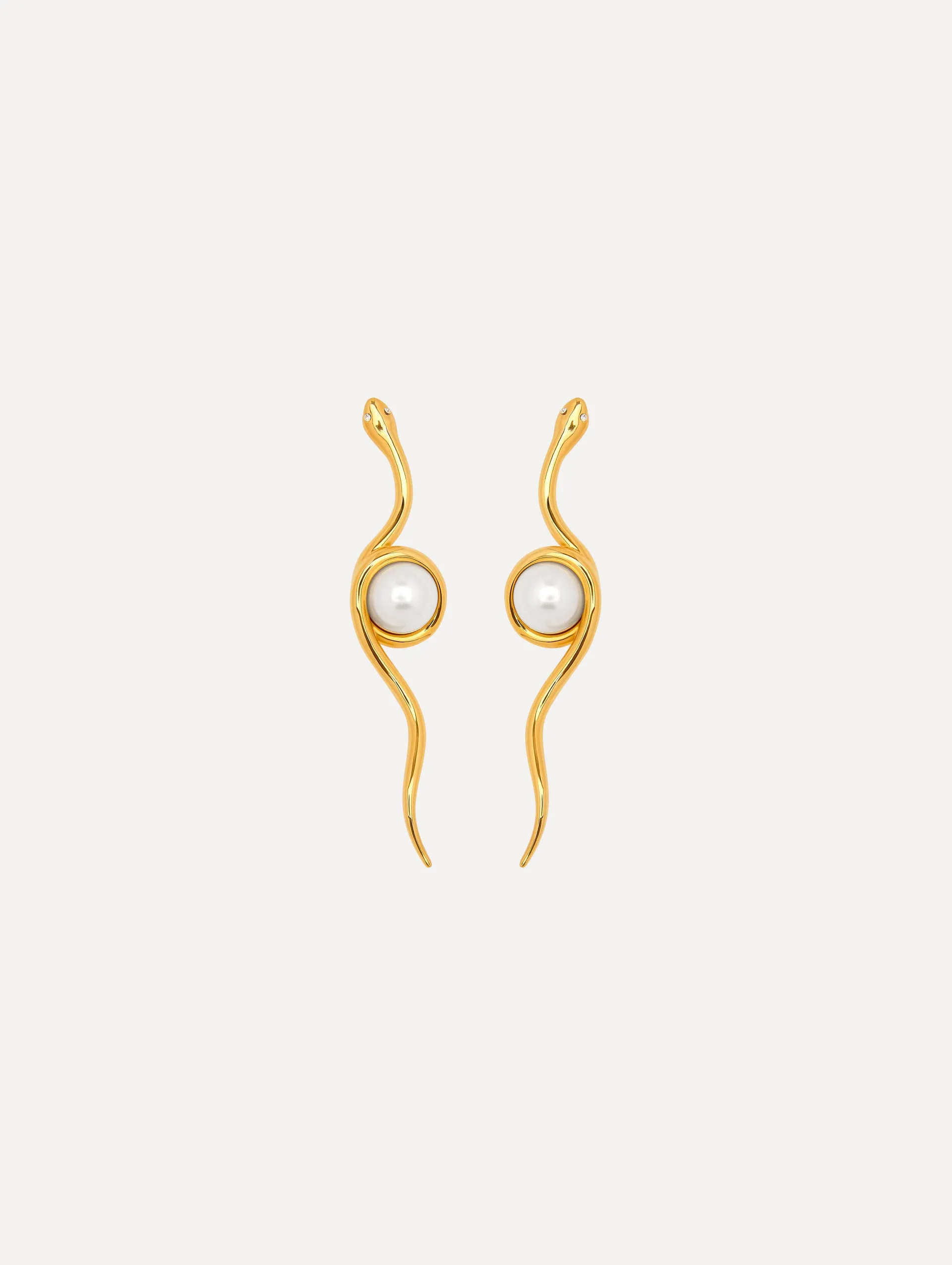 Spiral Snake Earrings