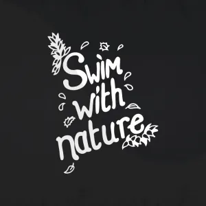 Swim With Nature Wild Swimming Themed Hoody
