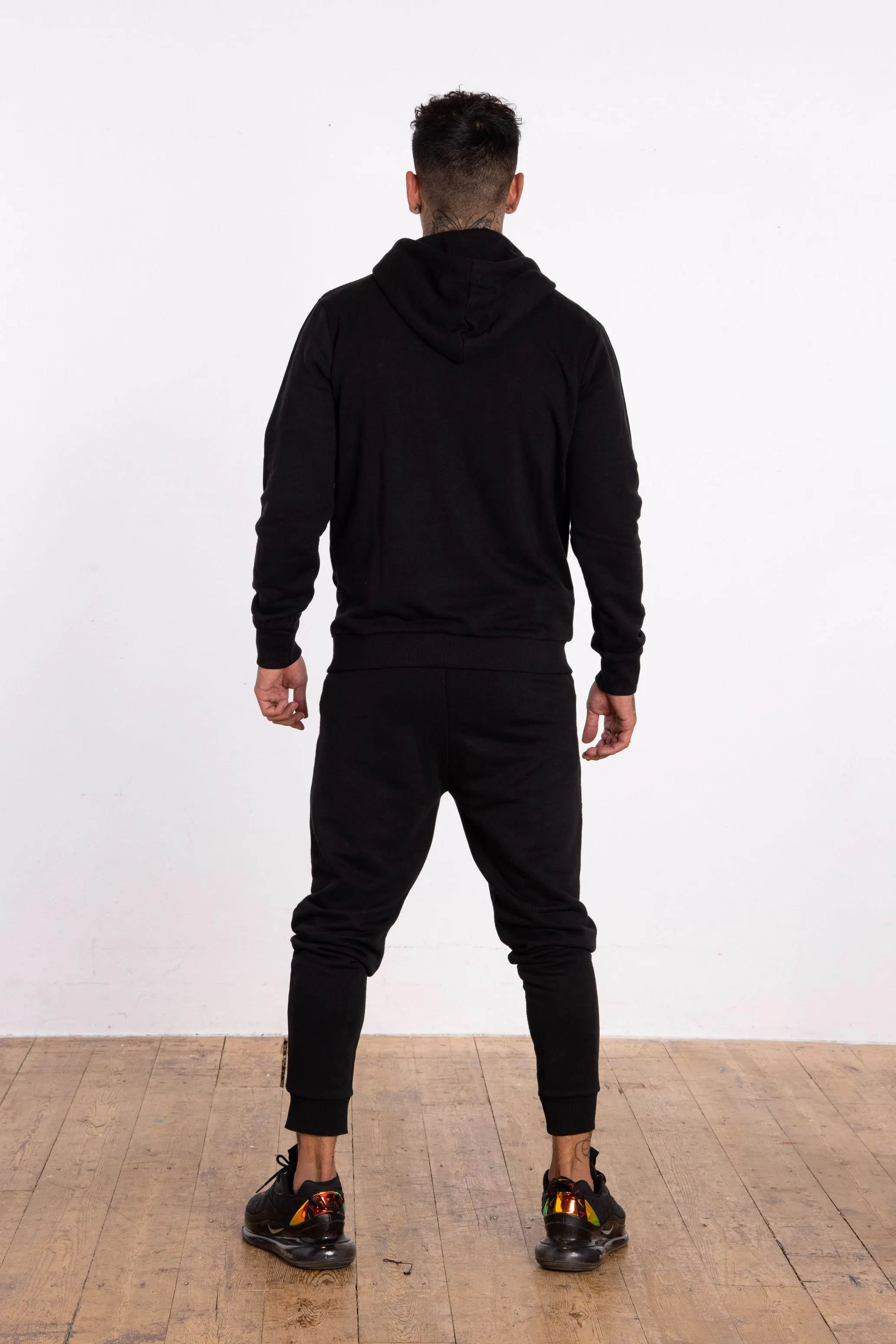 Technical Pocket Panel Hoody - Black