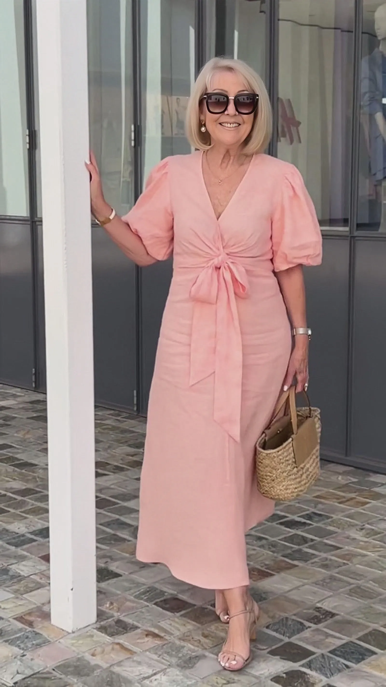 Valentine's Day Bow Elegant Tunic Dress