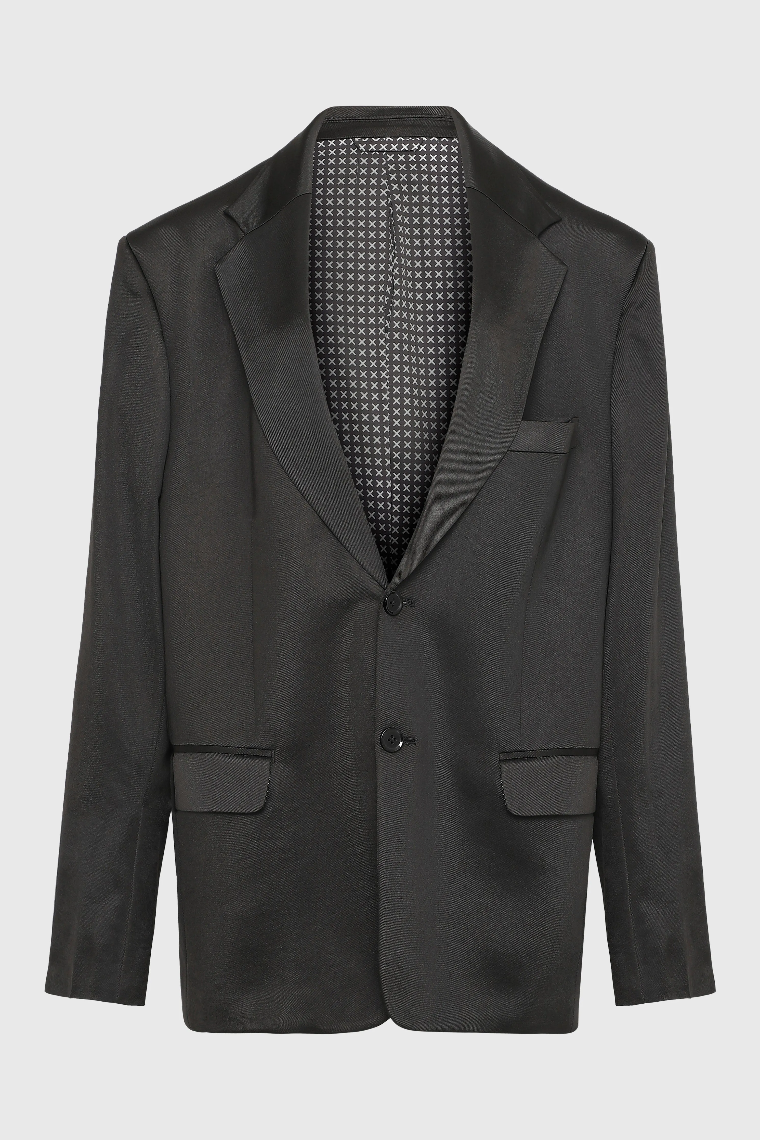 WHAT ARE YOU NOT SILK BLAZER