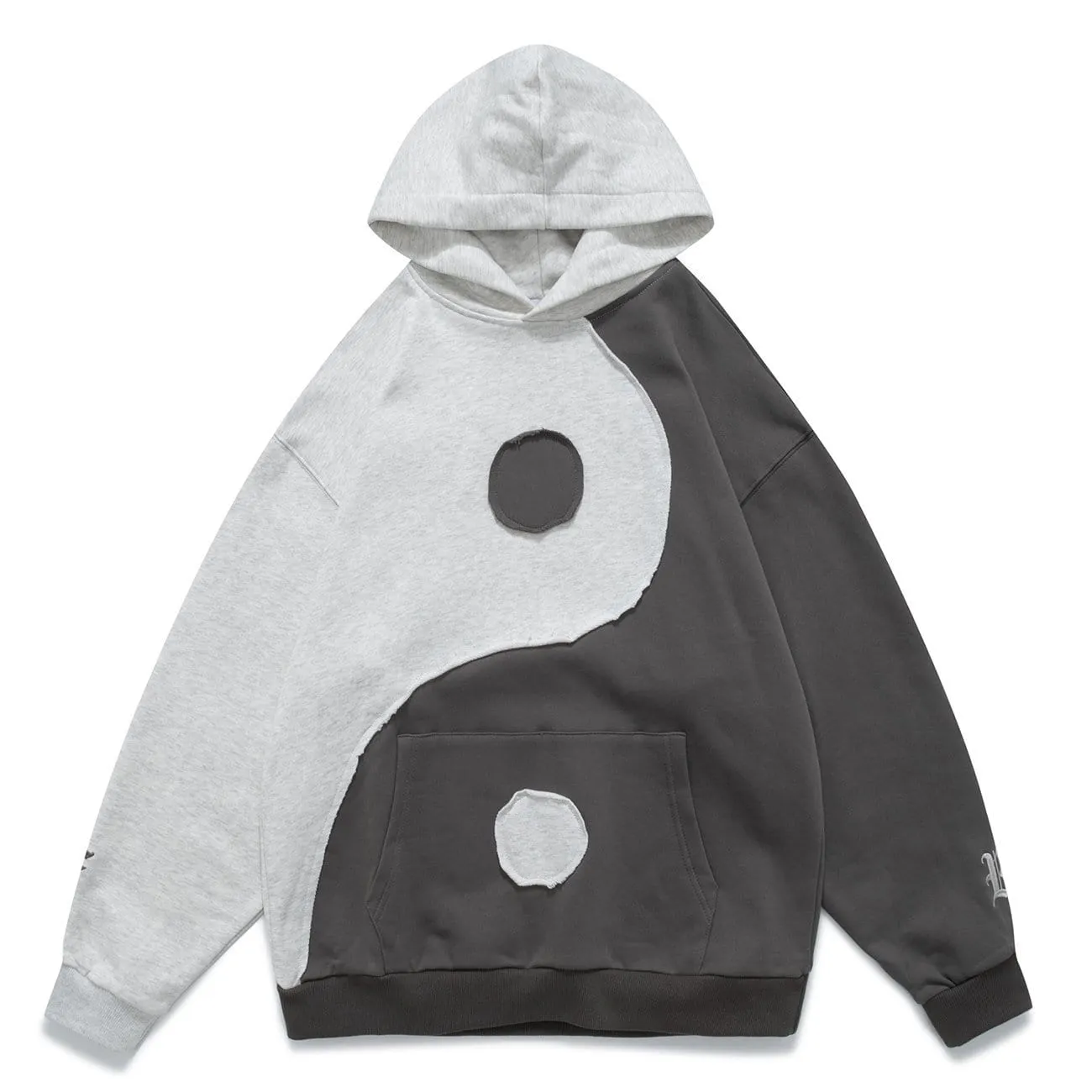 WLS Yin Yang Gossip Patchwork Hoodie