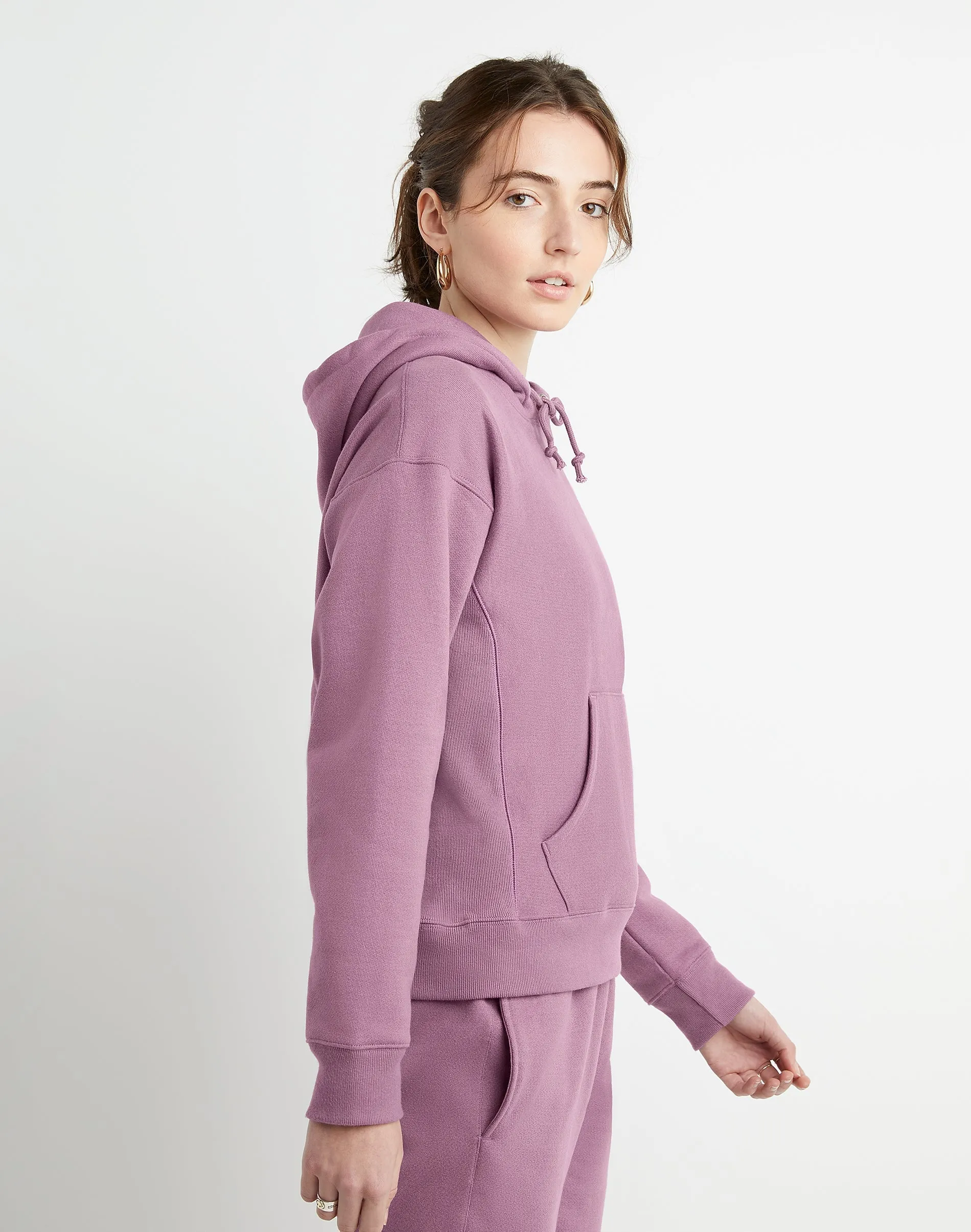 Women's Champion RW Hoodie C Logo Midnight Aster