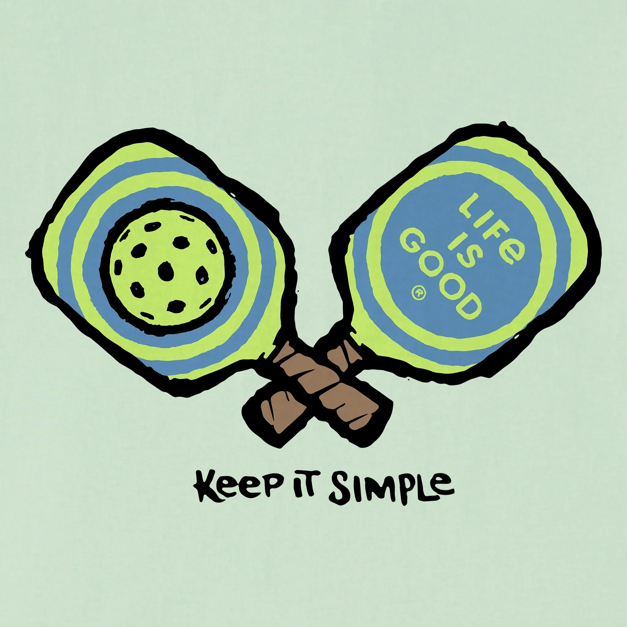 Women's Keep It Simple Pickleball Short Sleeve Tee