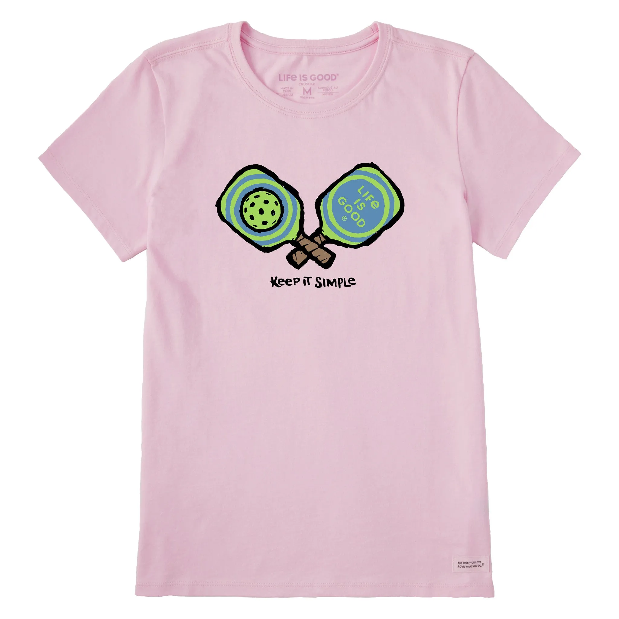 Women's Keep It Simple Pickleball Short Sleeve Tee