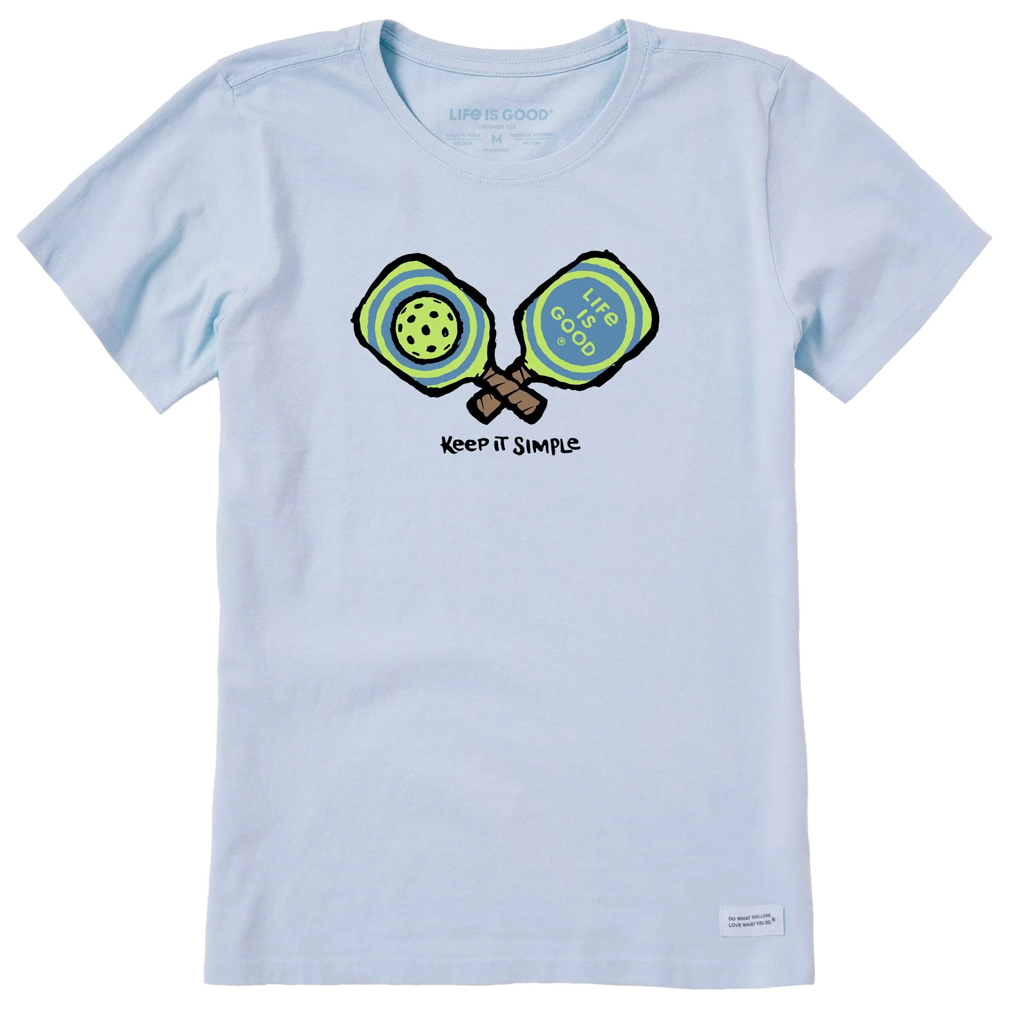 Women's Keep It Simple Pickleball Short Sleeve Tee