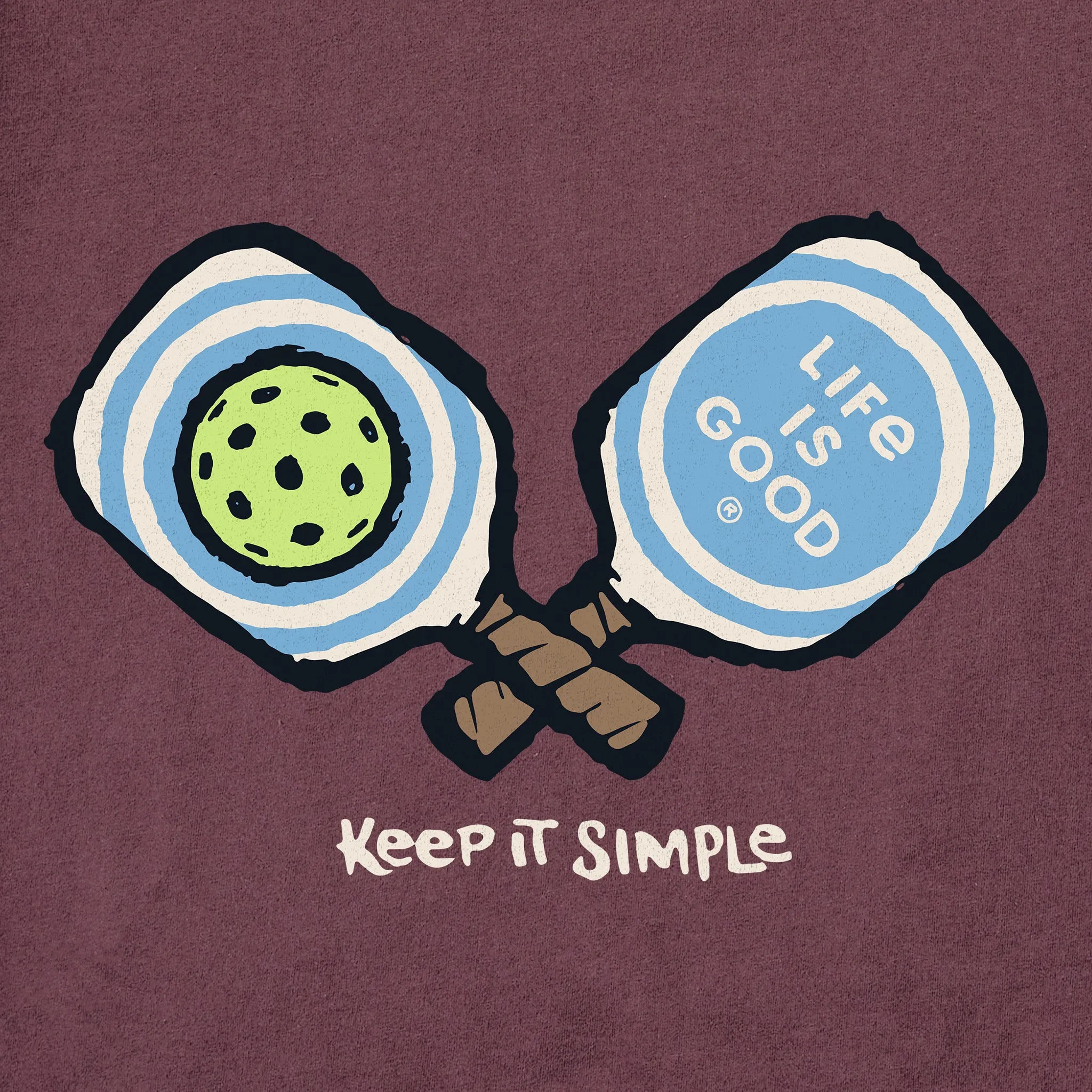 Women's Keep It Simple Pickleball Short Sleeve Tee