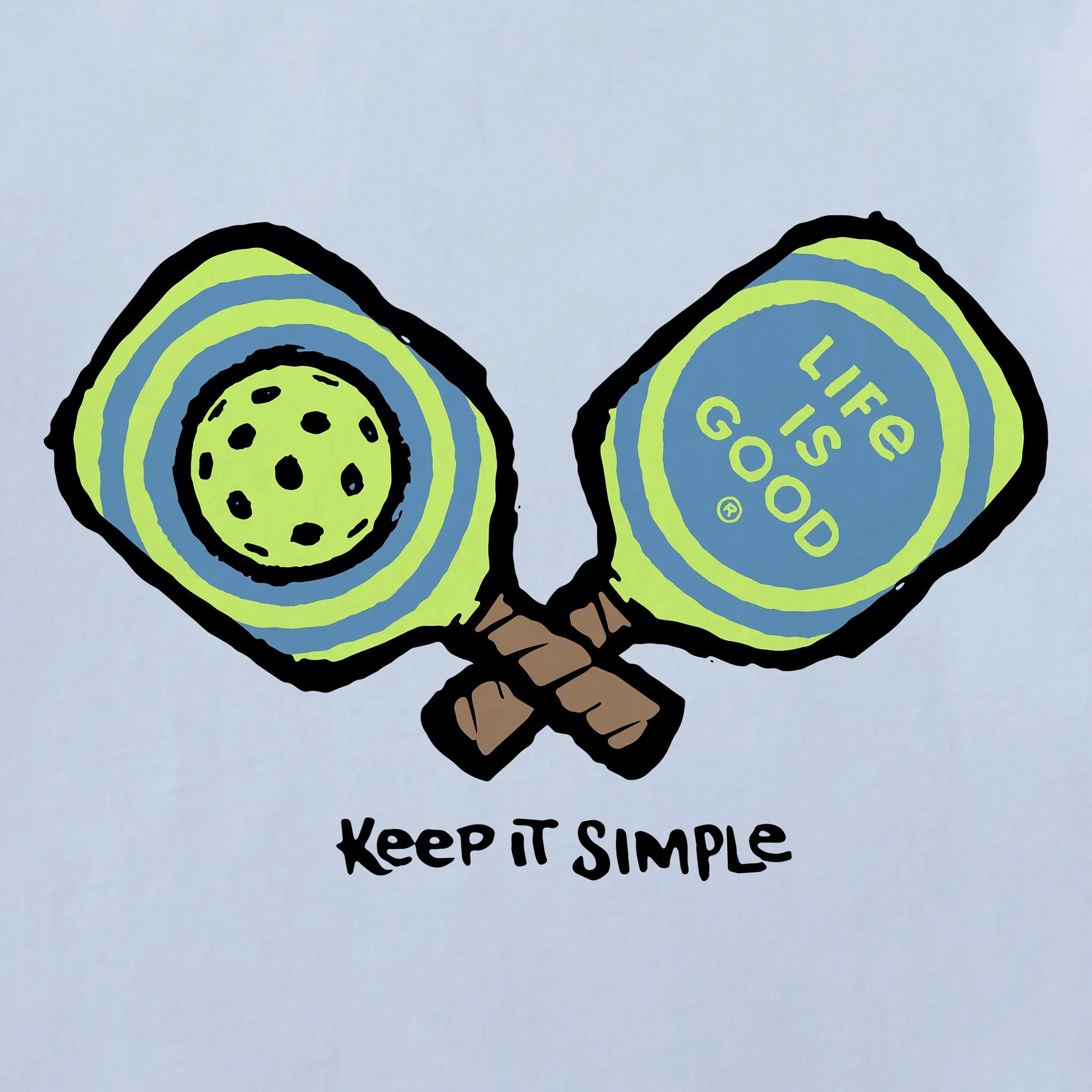 Women's Keep It Simple Pickleball Short Sleeve Tee