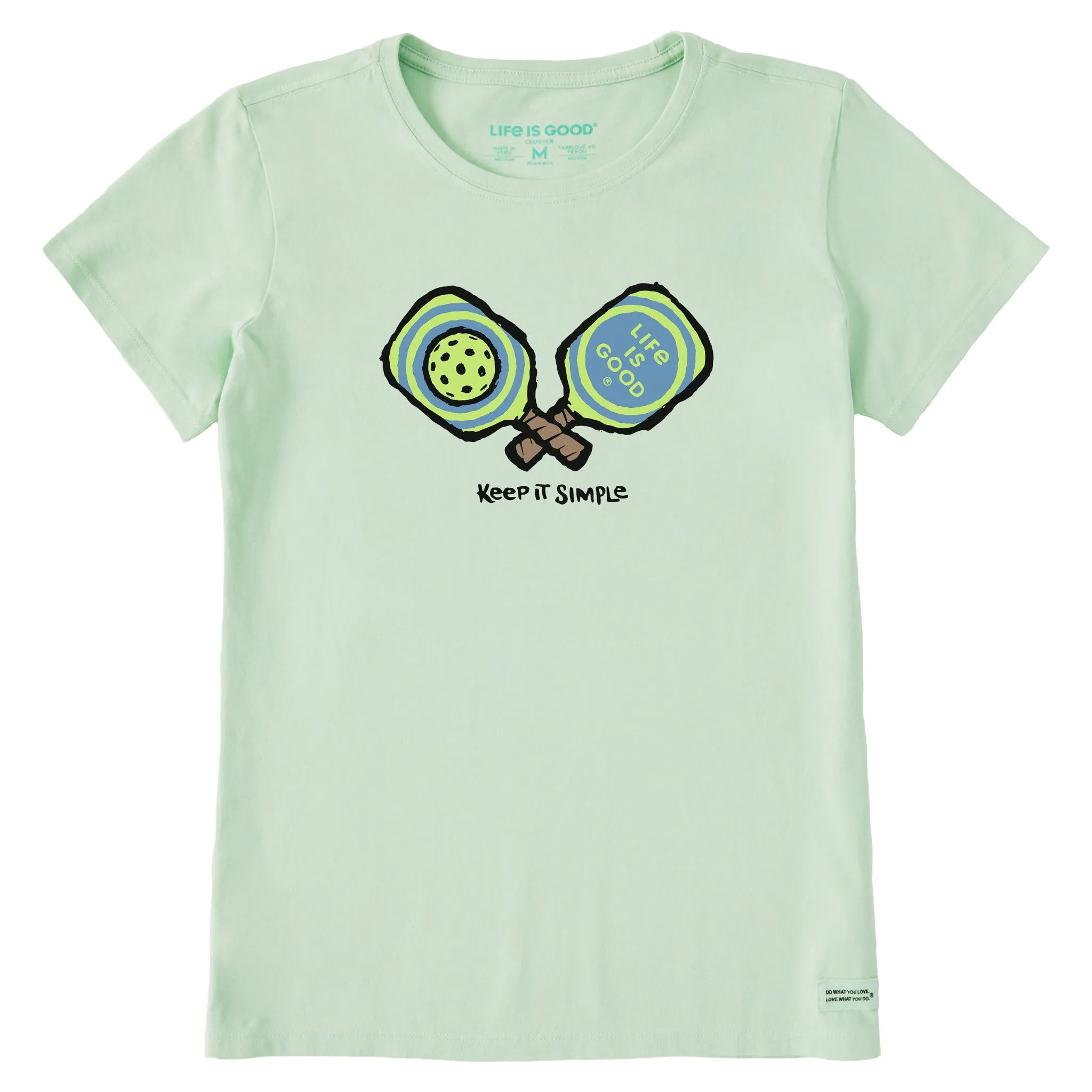 Women's Keep It Simple Pickleball Short Sleeve Tee