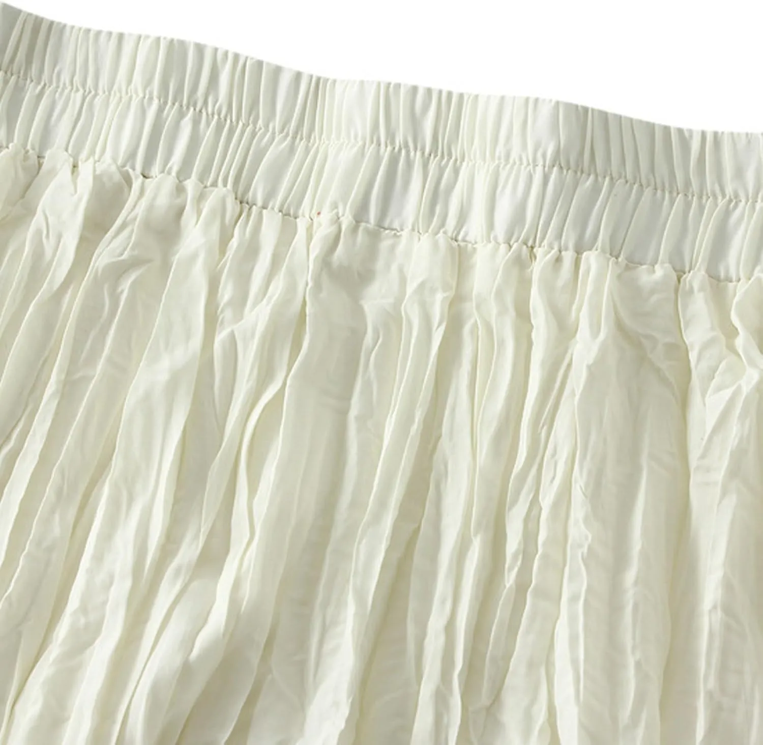 Womens Tulle Ruffle Pleated Skirts Fashion Solid Versatile A Line Maxi Skirt Holiday High Waisted Reversible Skirts
