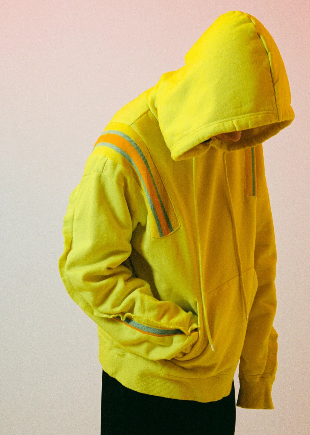 Yellow Taping Hoodie