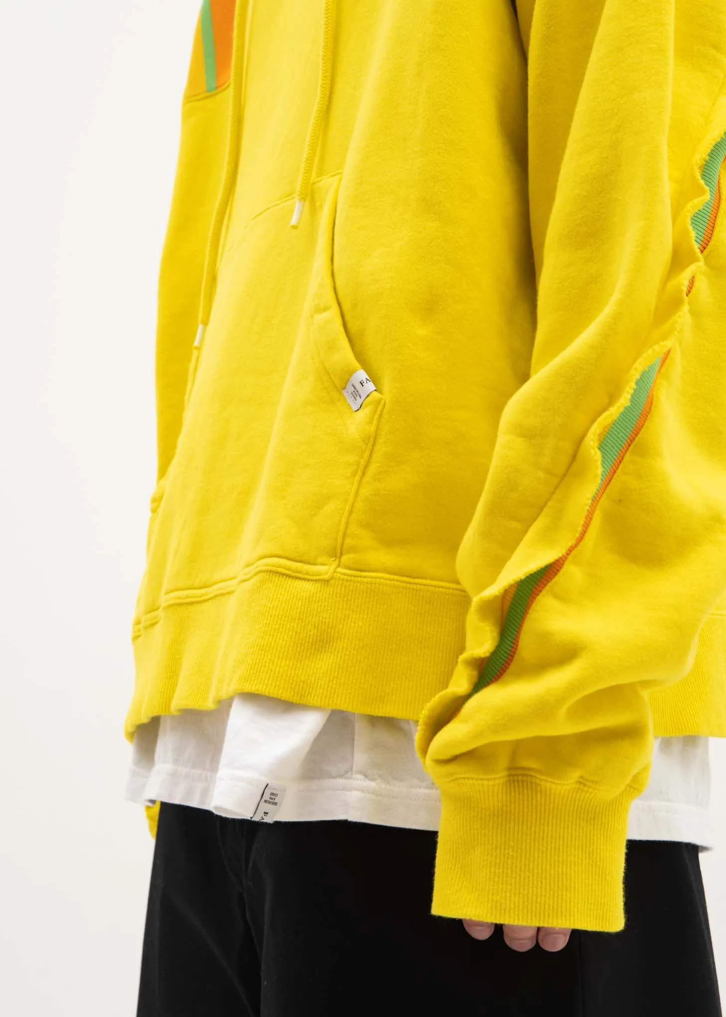 Yellow Taping Hoodie