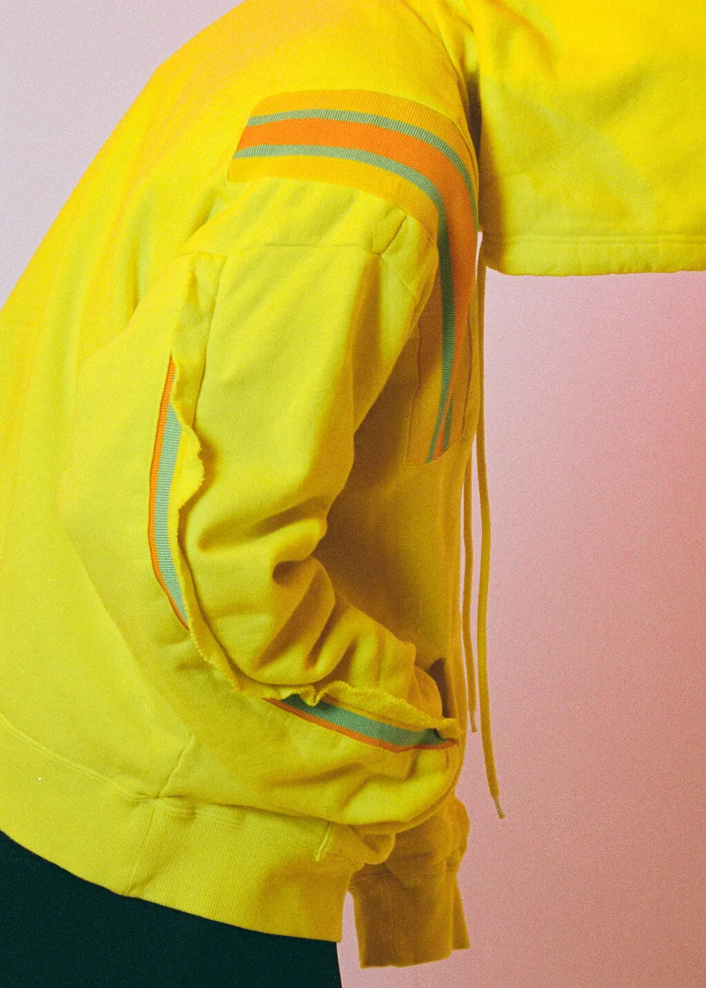 Yellow Taping Hoodie