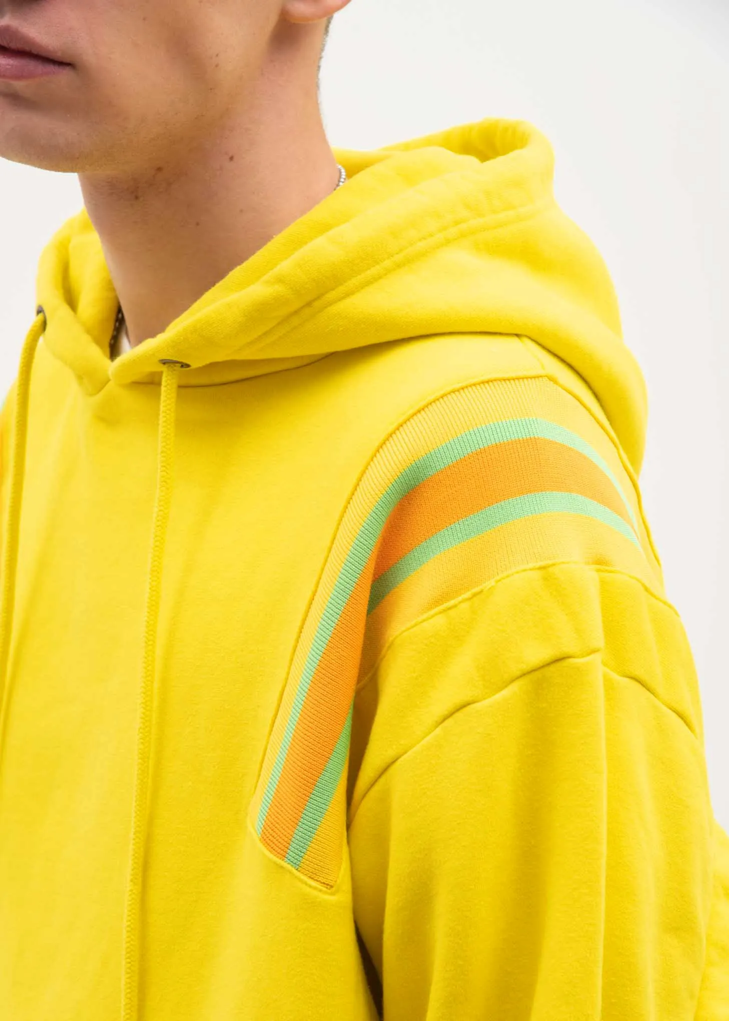 Yellow Taping Hoodie